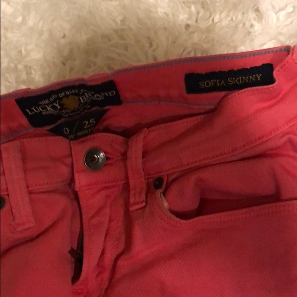 Lucky pink skinny jeans - Picture 2 of 3
